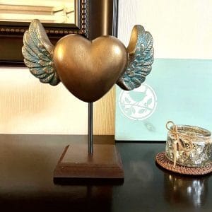 Corazón alitas bicolor