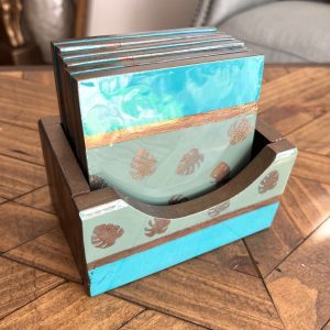 Set de Posavasos Hoja Monstera